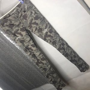 Light Wash Skinny Stressed Jeans